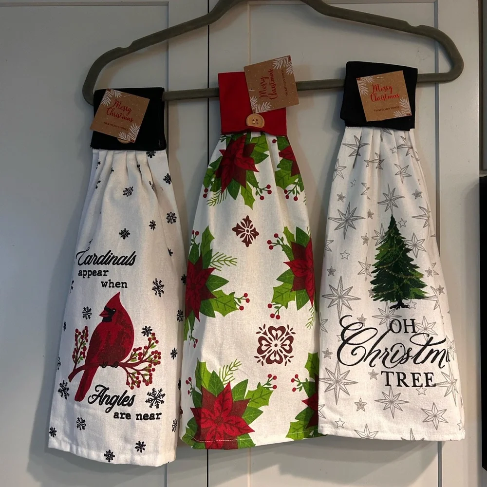 Let it Snow Christmas Kitchen Towel